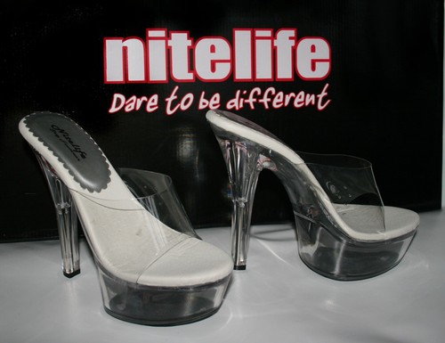 Scarpe platform clear - clear, pole