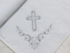 Asciugamano battesimo ricamato