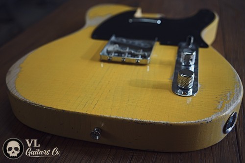 Telecaster blonde blackguard - telecaster,