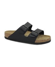 BIRKENSTOCK ARIZONA 51791 black nero ciabatte uomo fibbie