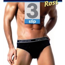 6 slip uomo rossoporpora ross