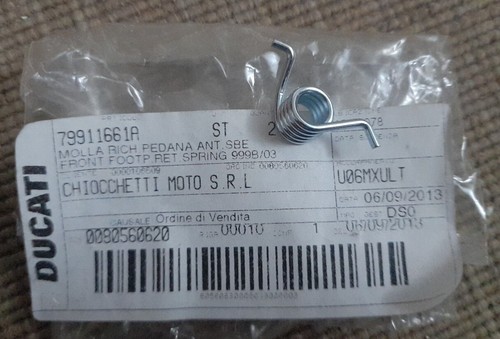Ducati molla pedana - ducati,