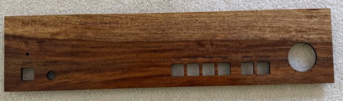 Faceplate nad 3120 - faceplate, palissandro