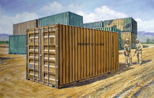 Italeri military container - container, 20