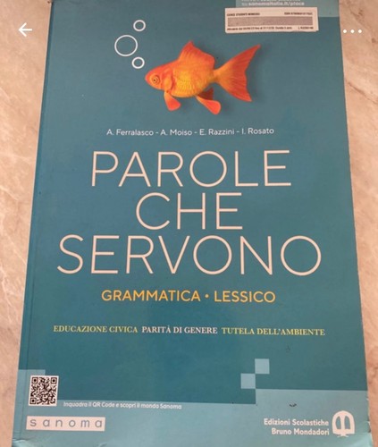 Libro grammatica parole - di, "parole