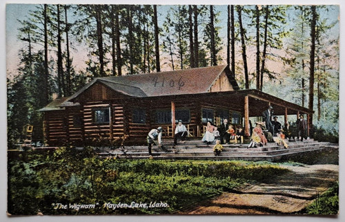 Cartolina hayden lake idaho - cartolina,