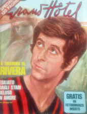GRAND HOTEL RIVERA  COVER  MILAN CALCIO  ANNI 70 CALCIO GOLDEN BOY