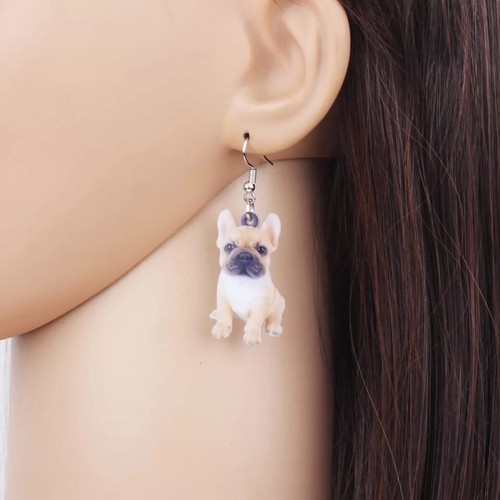Orecchini bulldog francese - orecchini,