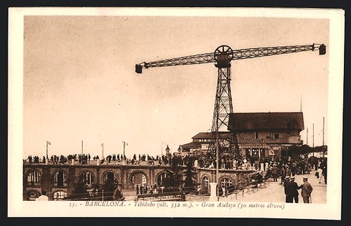 Barcellona tibidabo gran - ak, barcellona,