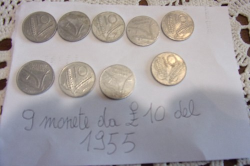 Monete lire del - 10,