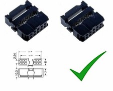 2 pz Connettore IDC femmina 10