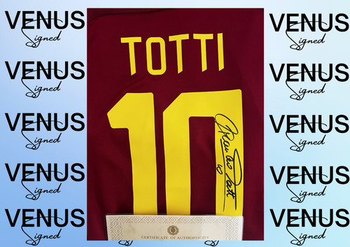 Francesco totti hand signed - totti, hand-signed