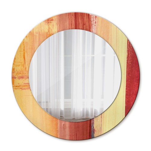 Specchio rotondo con cornice - specchio,
