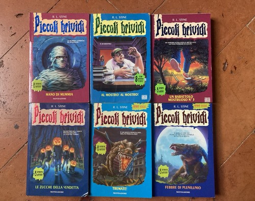 Lotto libri piccoli brividi - libri,