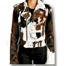 Giacca donna con borchie moto