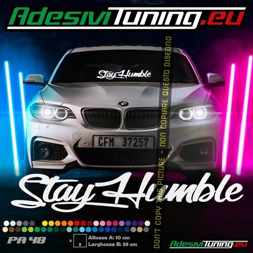 Adesivo stay humble - stay,