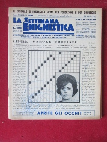 Settimana enigmistica 1831 - settimana,