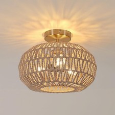 Boho Light Fixtures, 12inch