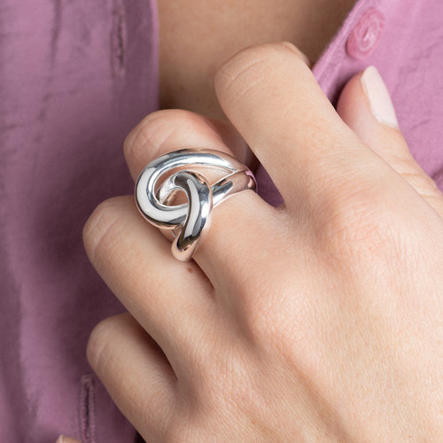 Anello grande fiocco - anello,
