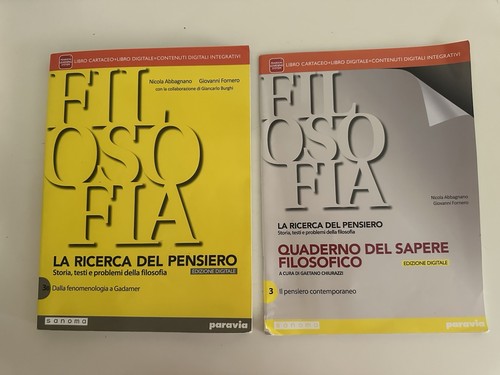 Libro filosofia ricerca del - filosofia,