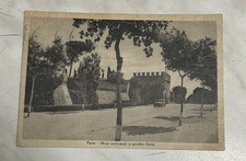 CARTOLINA FANO - MURA MEDIOEVALI E GIARDINI ROMA FG ANIMATA VIAGGIATA