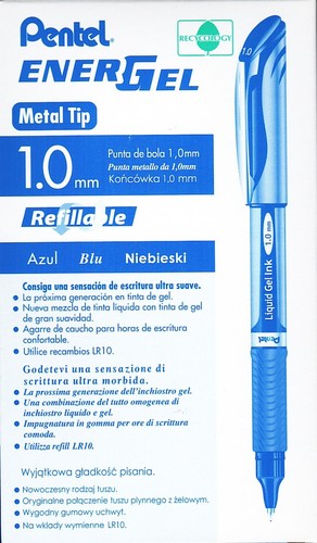 Penne pentel energel blu - blu, set