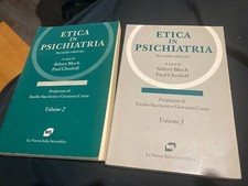 Etica in psichiatria seconda edizione due volumi di Sidney Bloch anni 90 usato