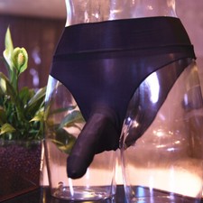 Slip uomo trasparente con