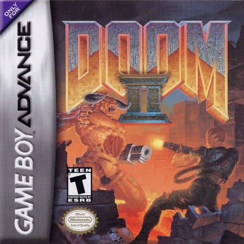 Doom gba video game gameboy - game,
