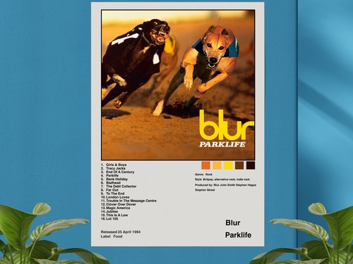 Blur parklife fine art album - blur,