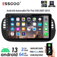 Per Fiat 500 2007-2015 Carplay