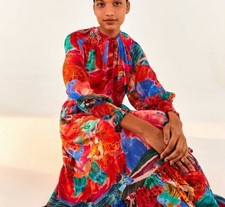Maxi abito farm - rio, rosso