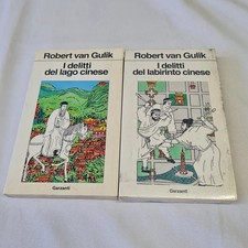 (van Gulik) I delitti del Labirinto + del lago cinese   Garzanti 2 vol.