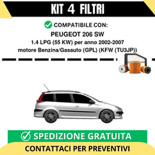 Kit 4 Filtri Tagliando per