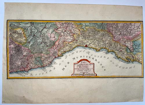 Genova dintorni italia 1705 - e,