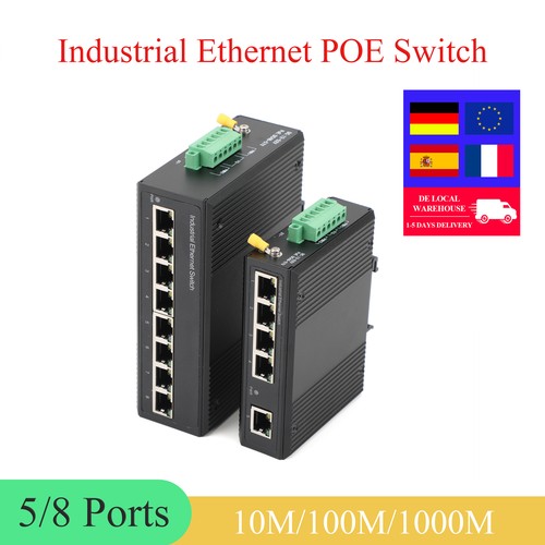 Switch poe gigabit industriale - switch,