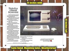 Insegna in metallo - Computer