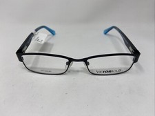 OCCHIALI DA VISTA VICTORIOUS EYEWEAR V421 NERO BLU 50-17-135 CERNIERA FLESSIBILE EJ36