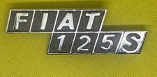 FIAT 125 S SCRITTA FREGIO  ORIGINALE