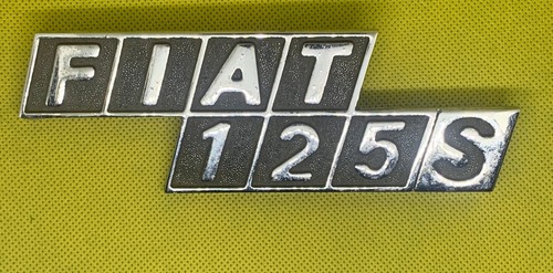Fiat 125 scritta fregio - scritta,