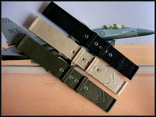 Cinturino orologio tela