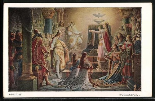 Parsival sul suo trono - suo,
