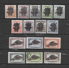 UNGHERIA, HUNGARY, 1919 - n° 264/272 e 275/279 + 282  NUOVI/* MH (n. 279/Us) lot