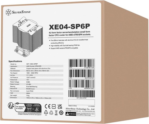 Silverstone xe04 sp6p sff - silverstone, xe04-sp6p