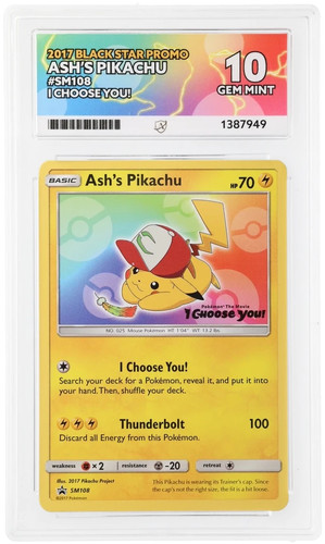 Ace ash pikachu sm108 - pikachu, i