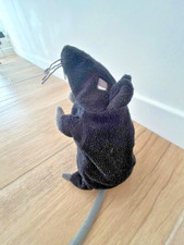 NERO - IKEA Gosig Peluche morbido a forma di topo 22 centimetri RARO Colore nero