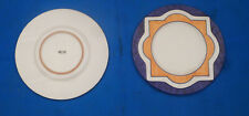 piatti di ceramica sottopiatti o da appendere diam 23,5 cm decoro geometrico