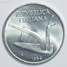 Italia 1954 10 Lire 298630