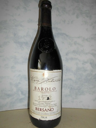 1992 bersano badarina barolo - bersano, badarina,