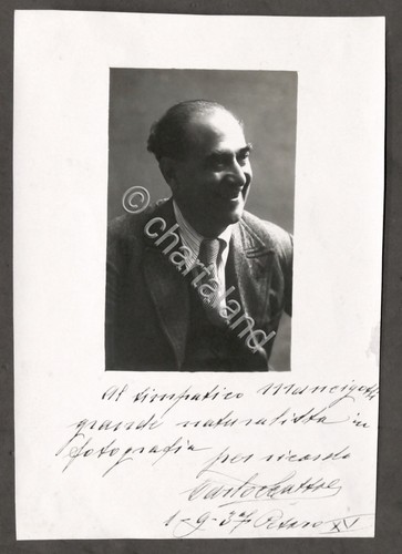 Fotografia con autografo del - autografo,